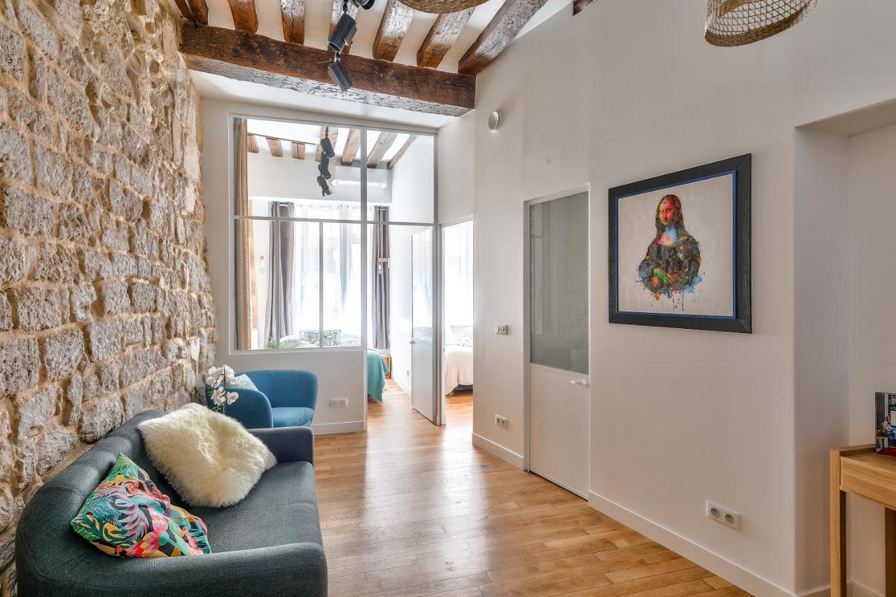 New Stunning 4 Bdrs Apt, With Ac - Le Marais Paris Exterior photo
